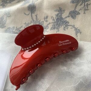 NWOT Snow White inspired Barrette La France Red Hair Clip